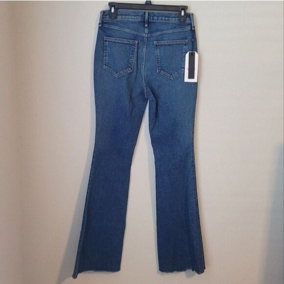 Rag and Bone Lau Flared Legs With Slits and Raw Trim - Picture 5 of 8